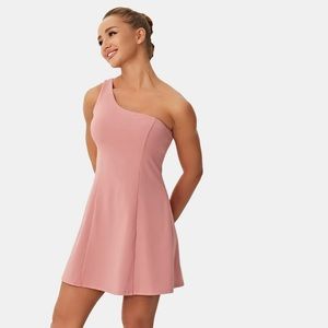 Halara Everyday One Shoulder Side Pocket 2-Piece Activity Dress